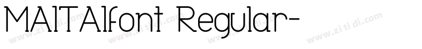 MAITAIfont Regular字体转换